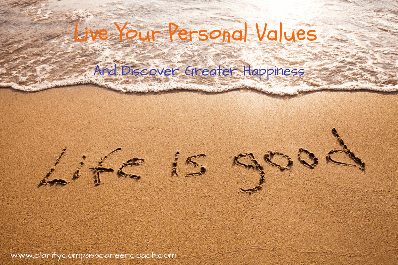 personal values and greater happiness