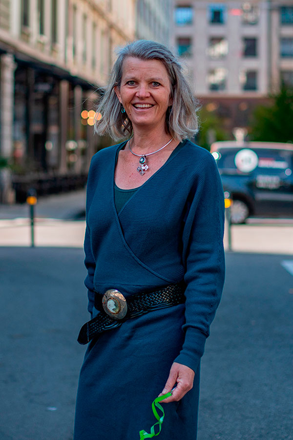 Photo of Kirsten at Geneva